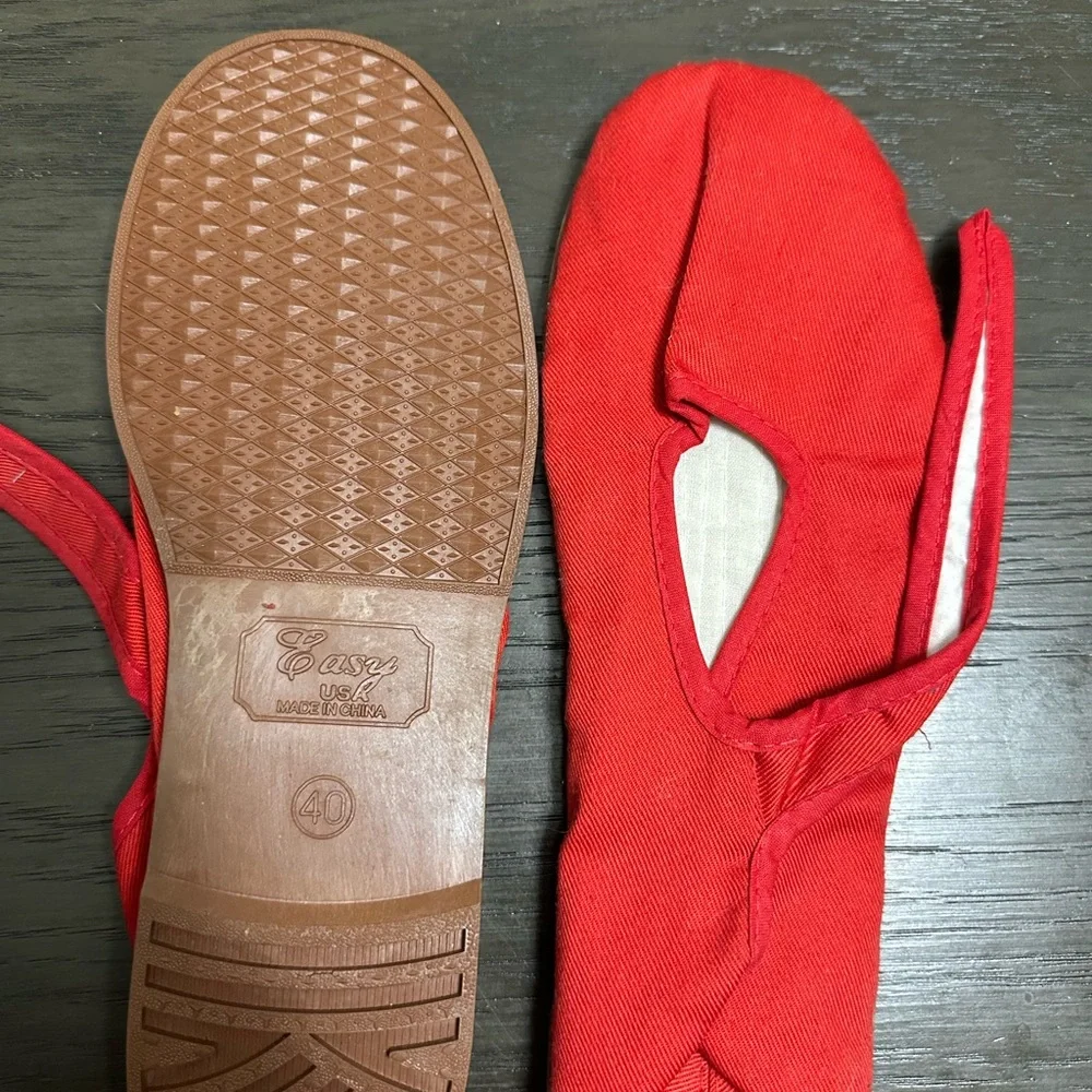 chinese mary jane classic red