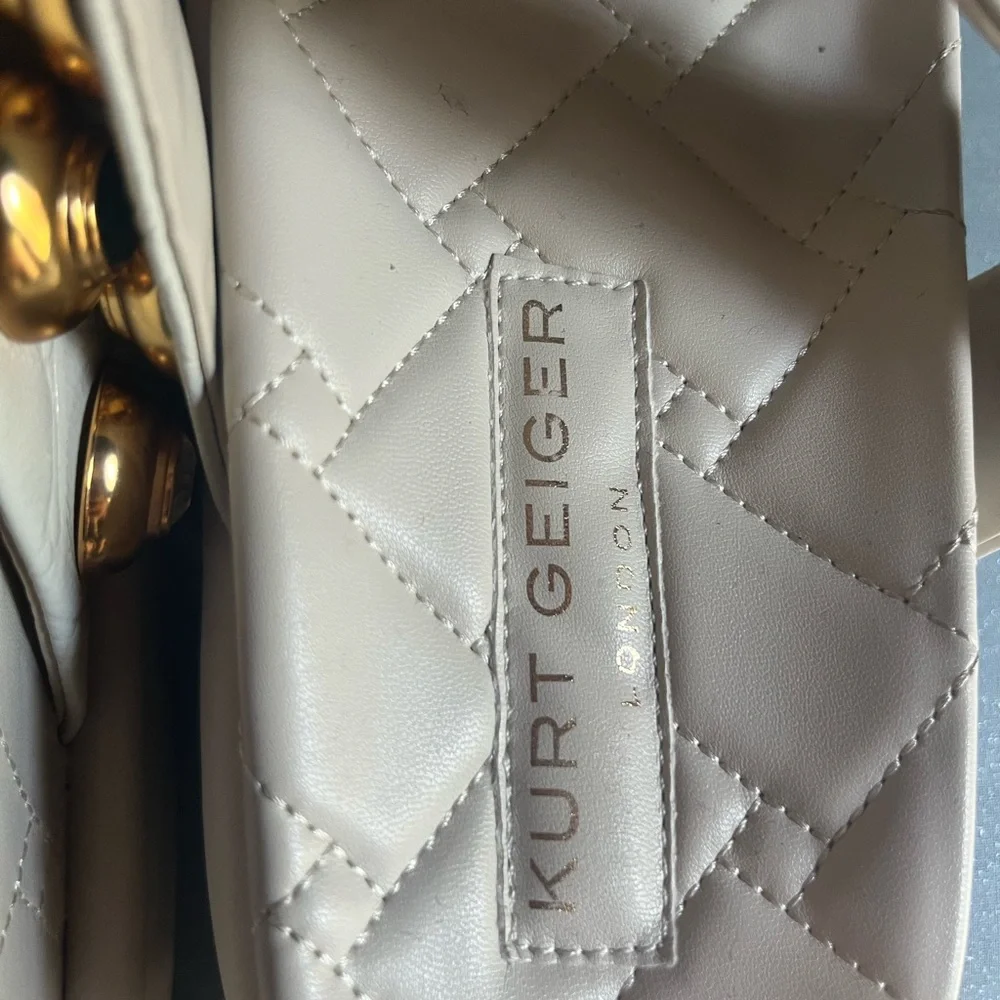 Kurt Geiger white quilted