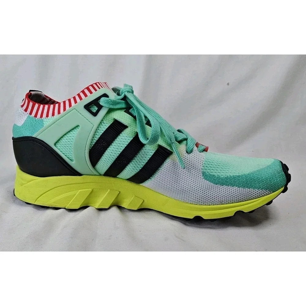 adidas EQT Support RF Primeknit Frozen Green Running Shoes Sneakers Mens Size 10