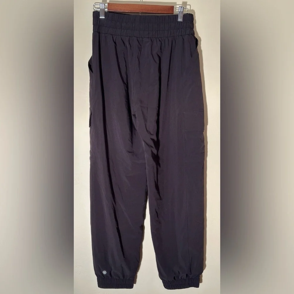 Athleta Women’s Black Track Pants • 28x27 • Stretch Comfort • Athleisure