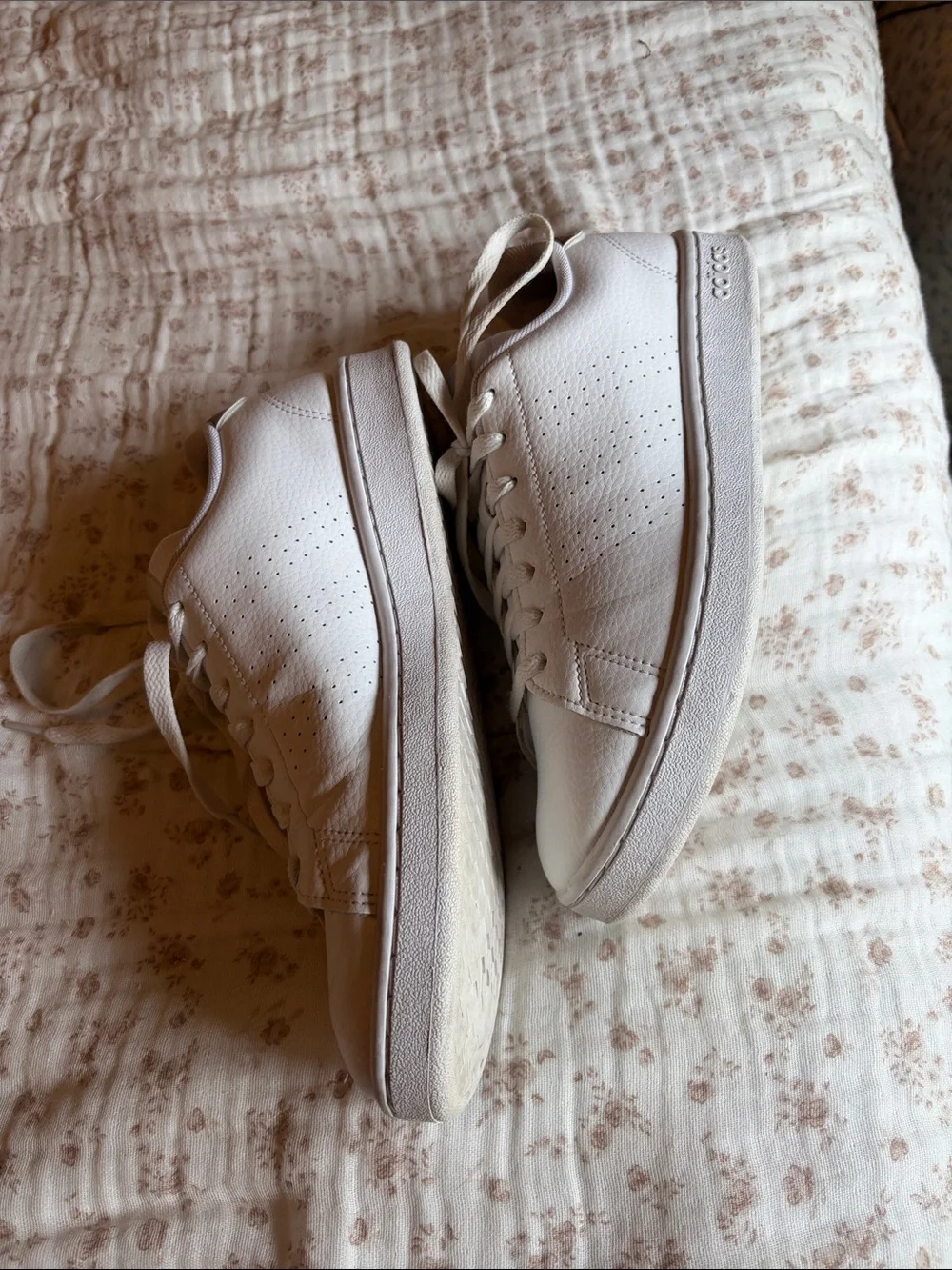 adidas white leather