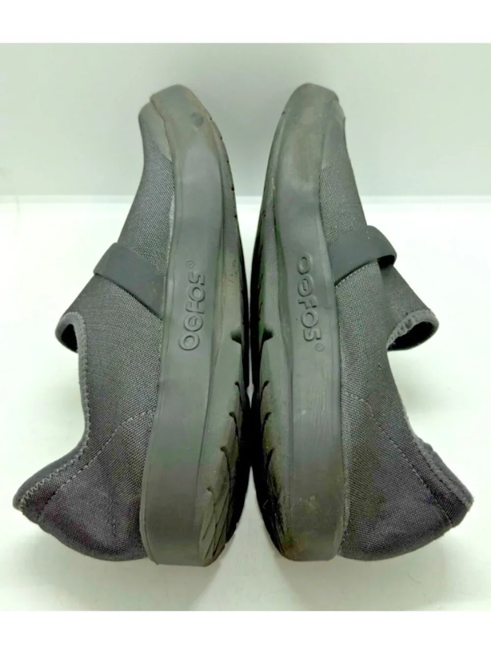 Oofos OOmg Low Eezee Women's Recovery Shoes Black Lime Green 9/40 Comfort Shoes