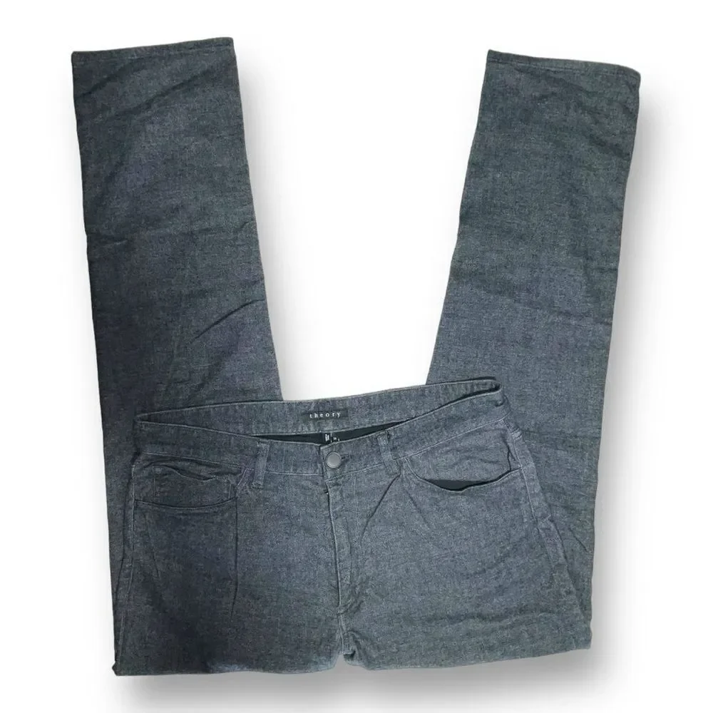 ⚡THEORY Hayden Slim Jeans 👖 Gray | Size 34‎ | Modern Fit Perfection