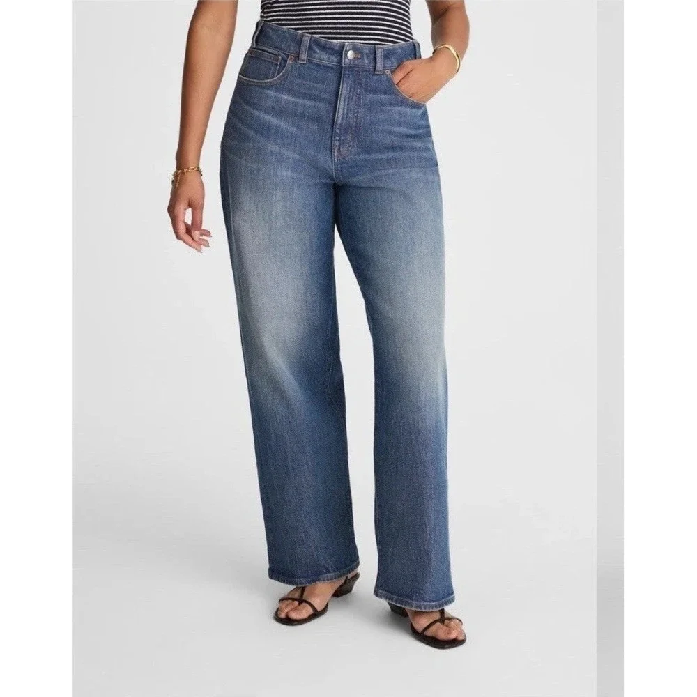 Madewell NWT Tall Curvy Perfect Vintage Wide Leg Jeans Harvey Wash 30T Tall