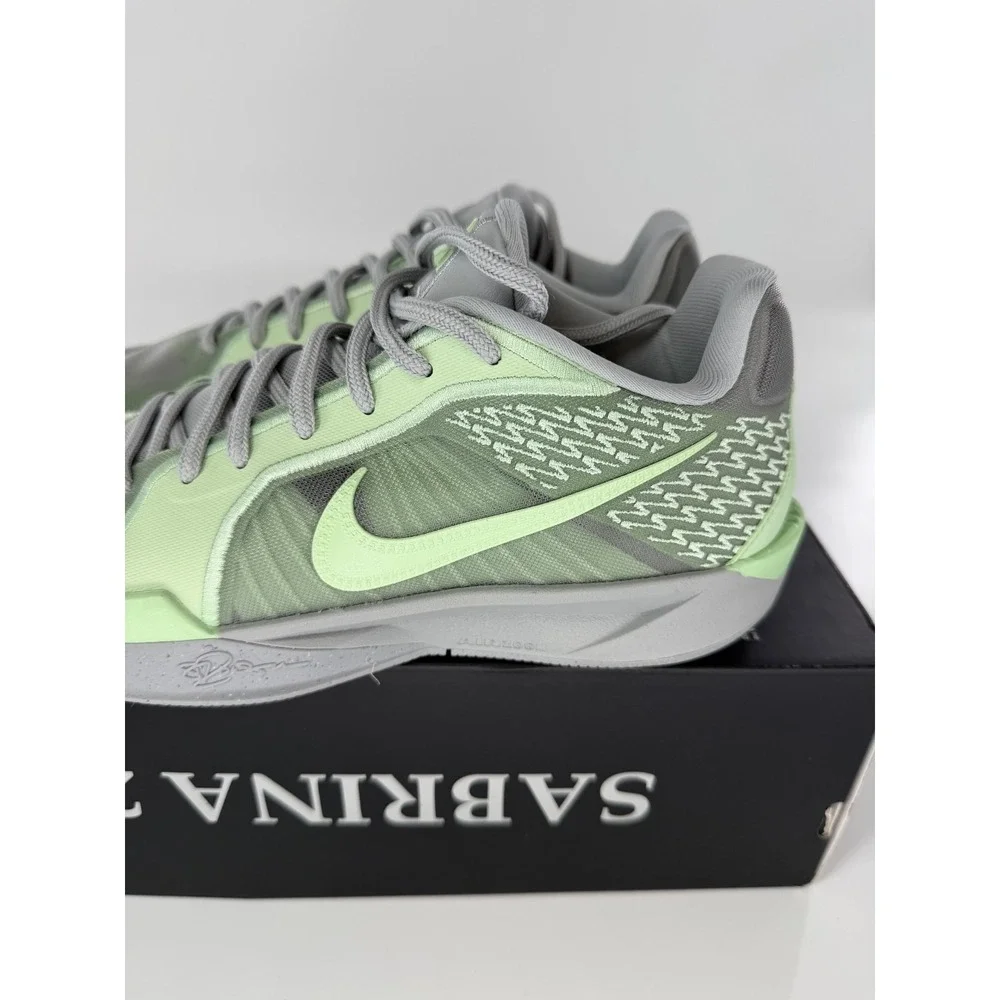 Nike Sabrina 2 'Vapor Green Light Smoke Grey' FQ2174-004 Men's Size 6‎ Shoes New