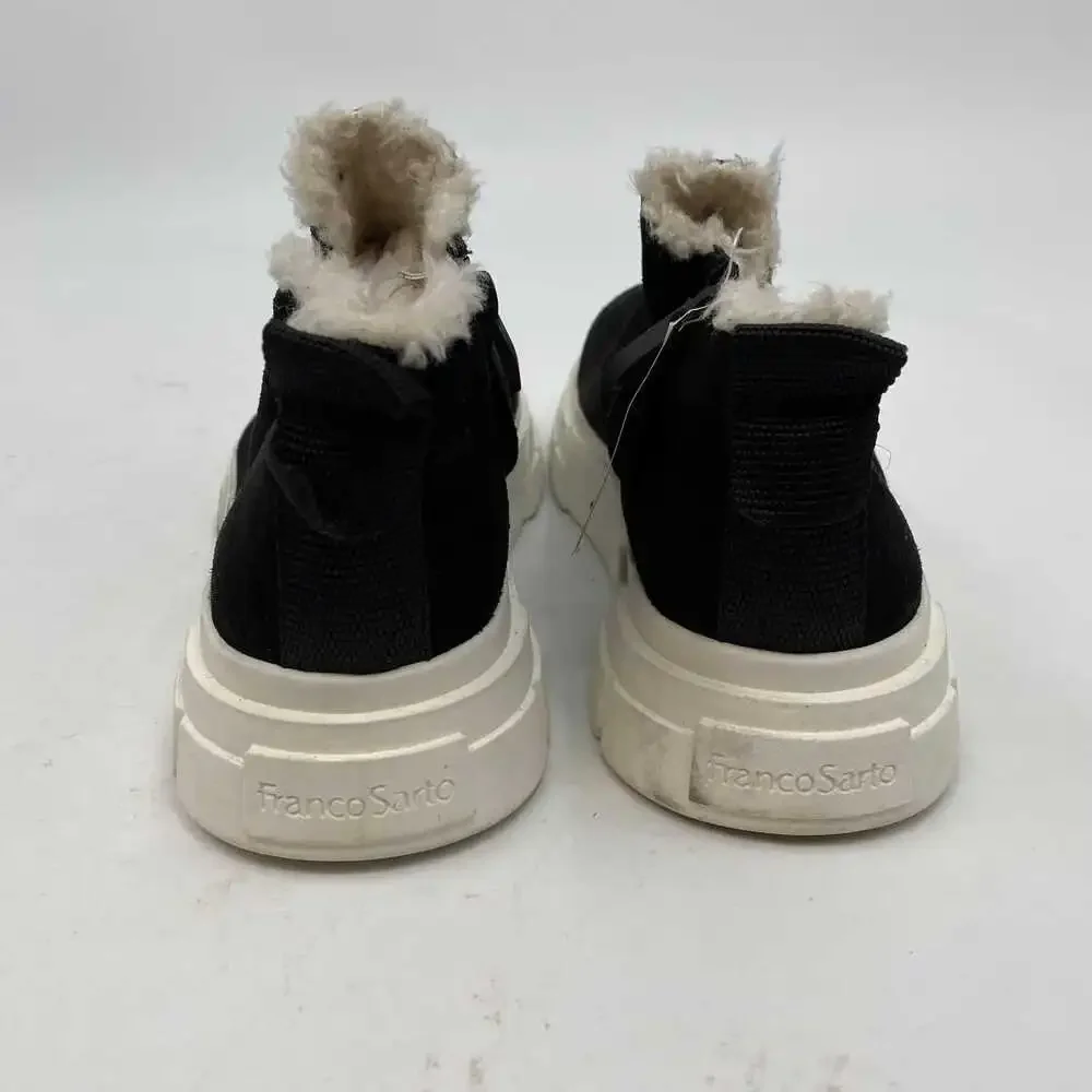 Franco Sarto Black Suede Leather Bootie | Women’s US 7.5