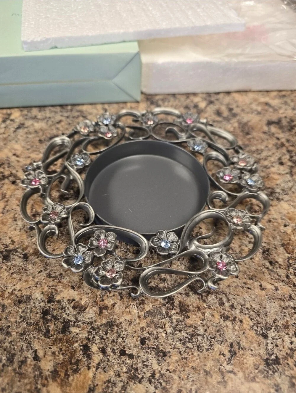 PartyLite elegant silver