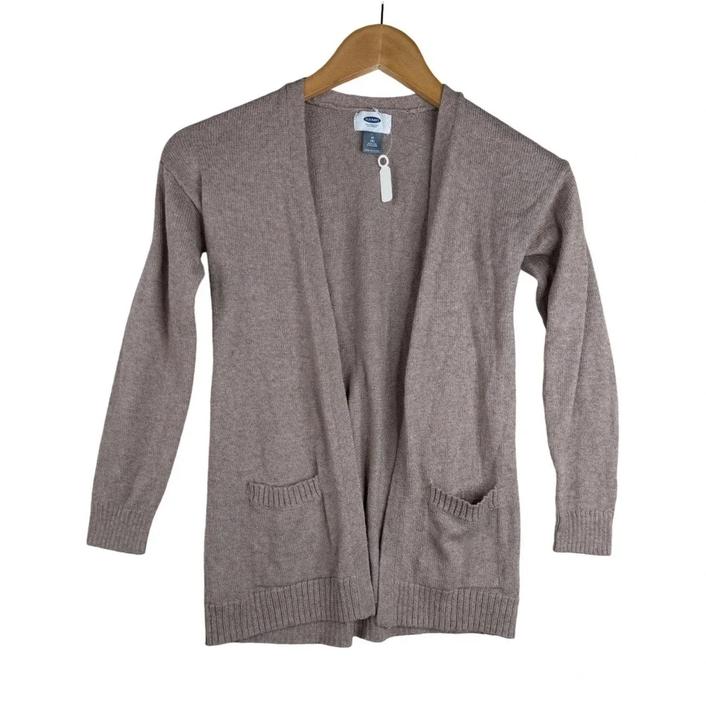 Old‎ Navy Girls Open Cardigan size Medium Tan