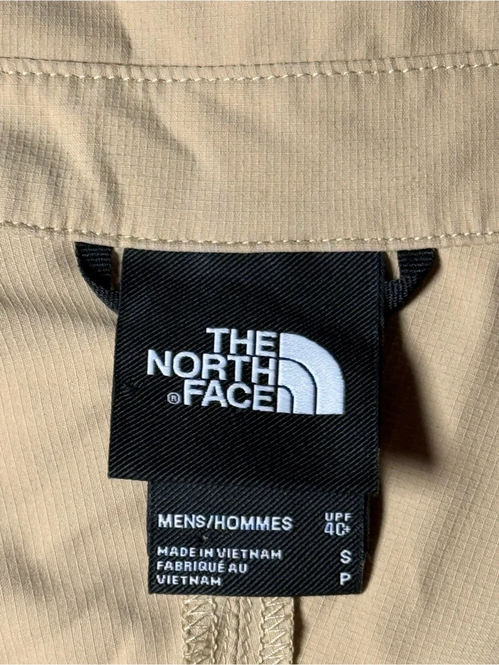 The North Face First Trail UPF40+ Long Sleeve Hiking Shirt Men’s S Snap Front