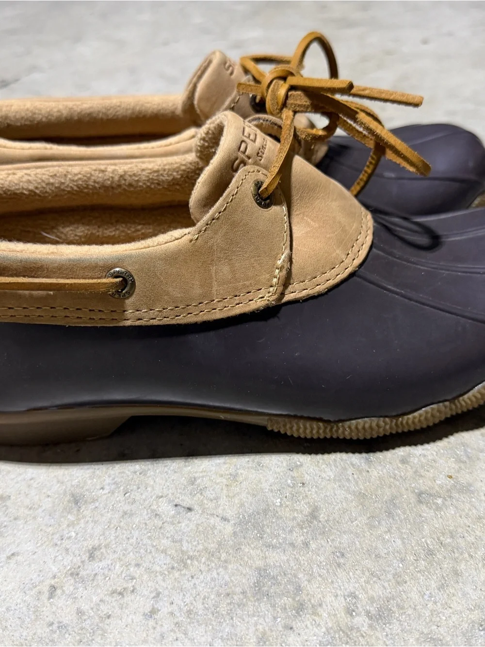 Sperry Men’s Brown and Tan Duck Boots