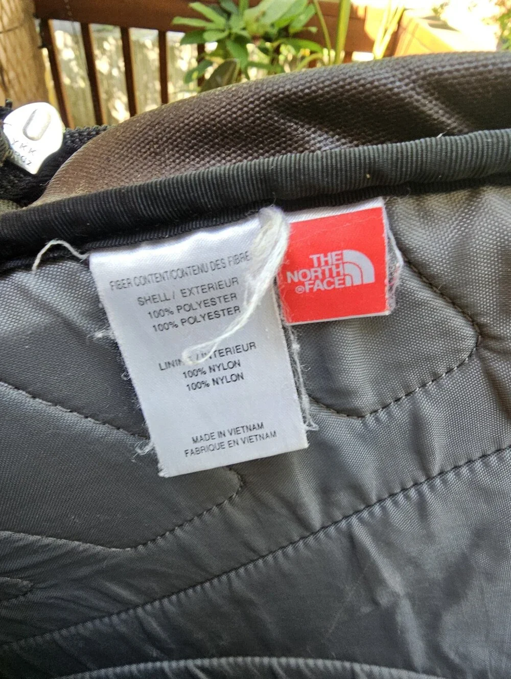 The North Face lots stains