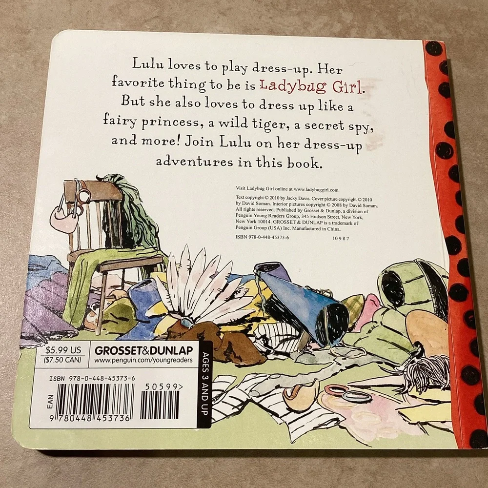Ladybug Girl Dresses Up by David Soman and Jacky Davis