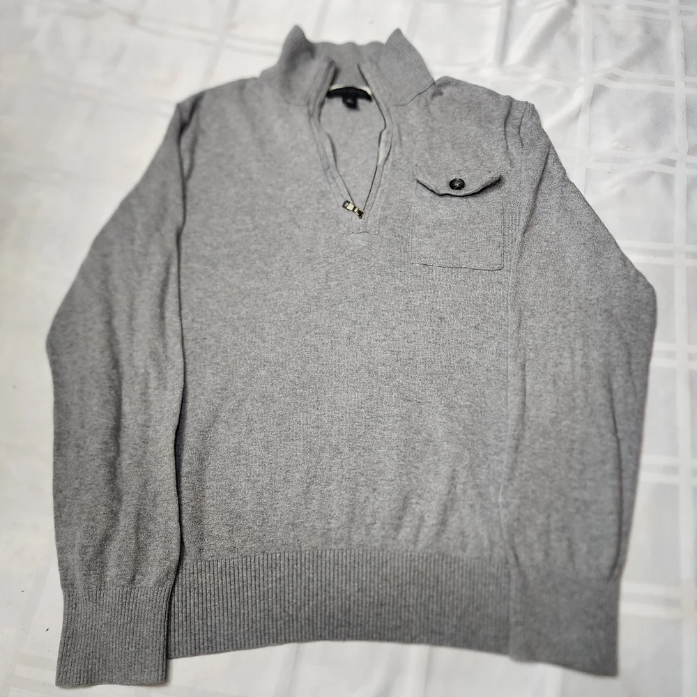 Banana‎ Republic Gray Knit Sweater