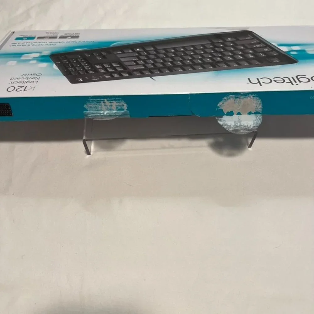 Logitec Keyboard K120‎ Plug-and-Play USB Keyboard, black NIB-Open box unused