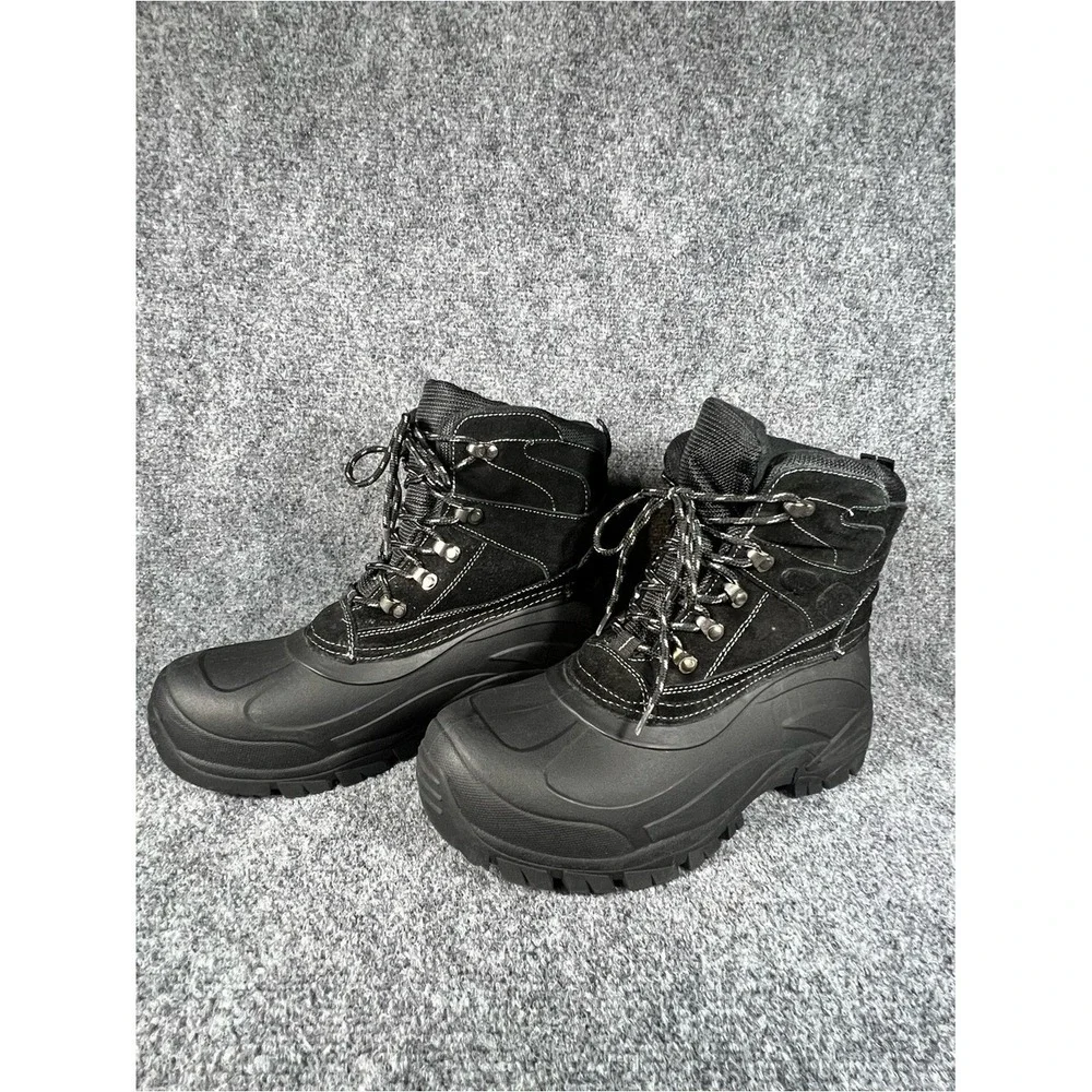 Weatherproof‎ Thinsulate Black Suede Men's Boot Sz 11
