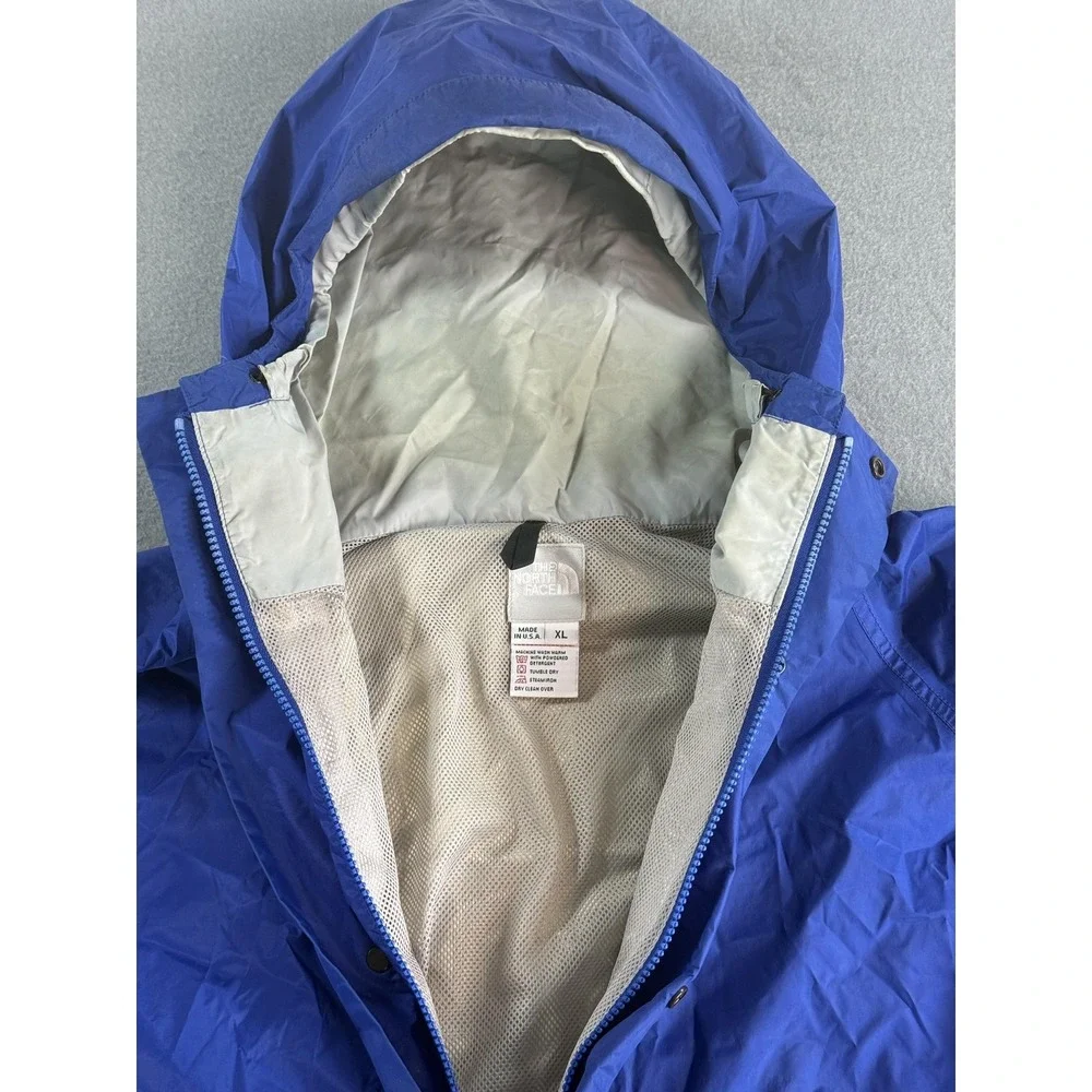 Vintage‎ The North Face Jacket Mens XL Blue Hooded Nylon Ski Made USA 90s