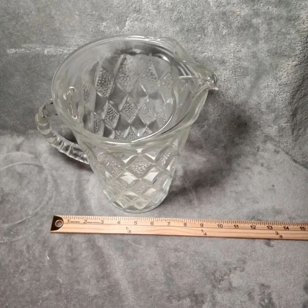 Unmarked clear glass