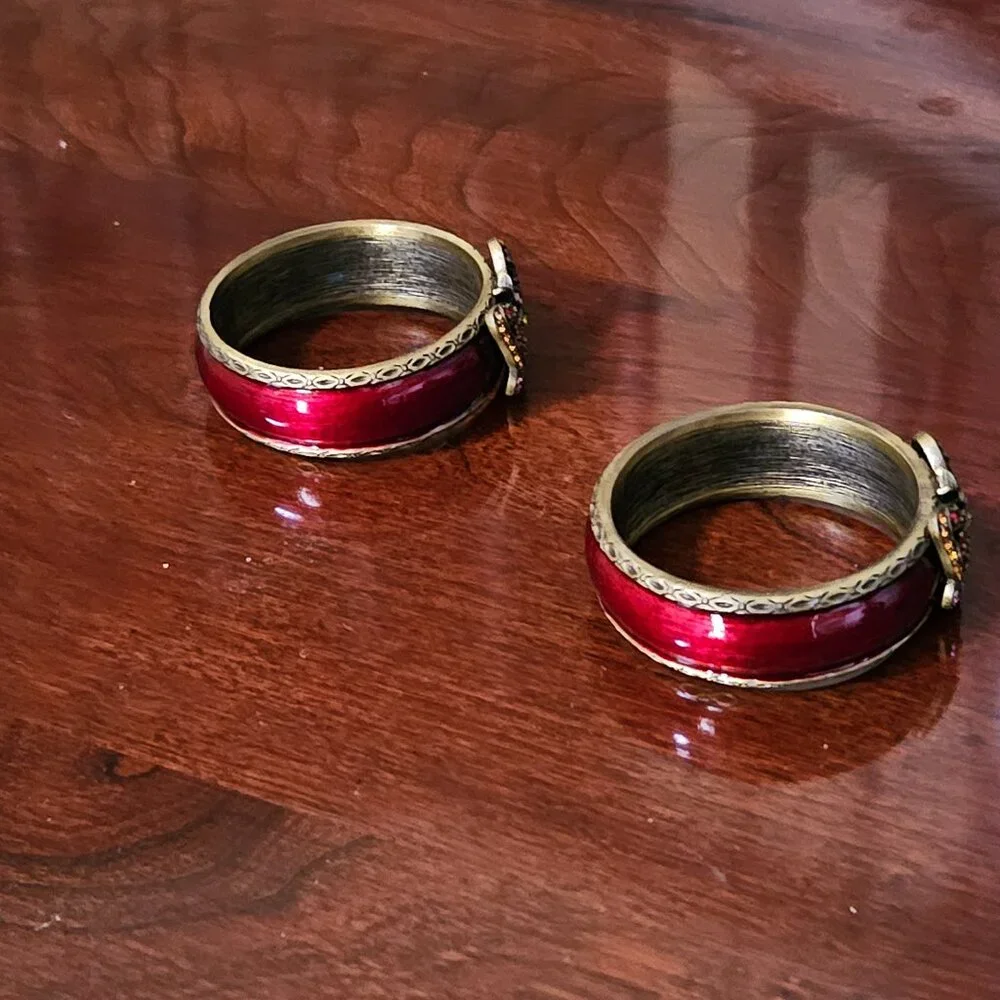 Jay Strongwater gold enamel items