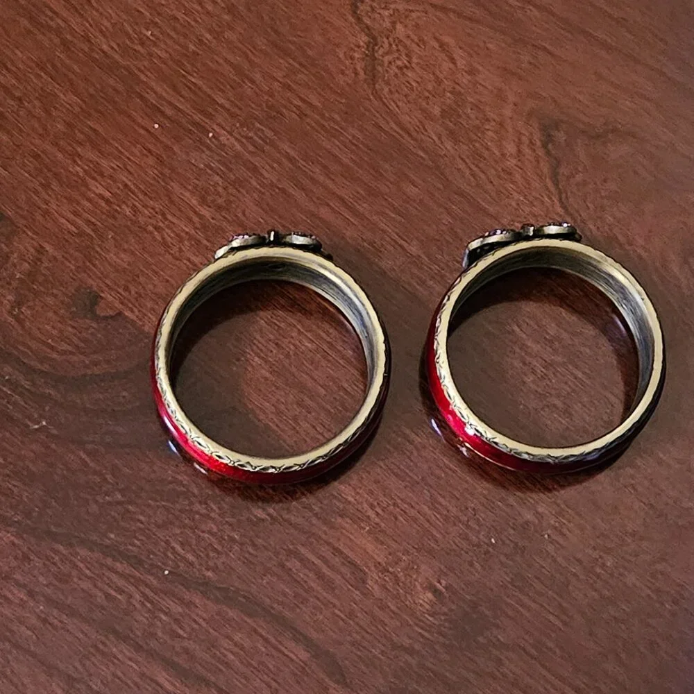 Jay Strongwater front crystals rings