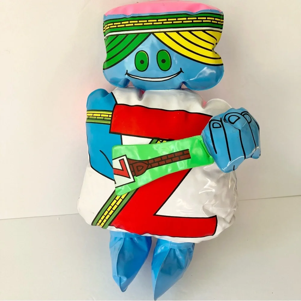 Vintage 1971‎ The Letter People Inflatable Alphabet 13” Mr Z