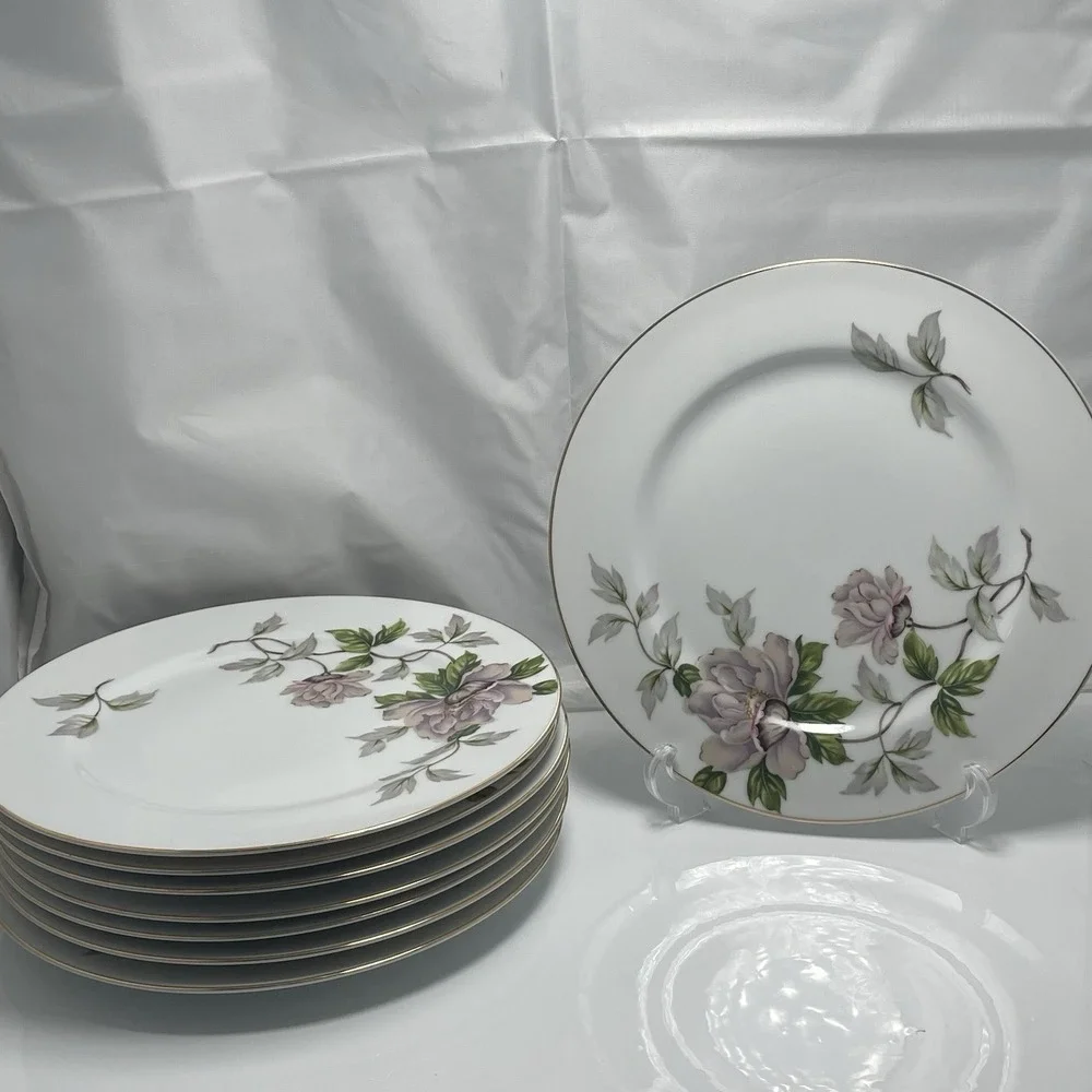 SEYEI‎ ( Say-Yay )Fine China Japan Peony Set Of 8 Large 10