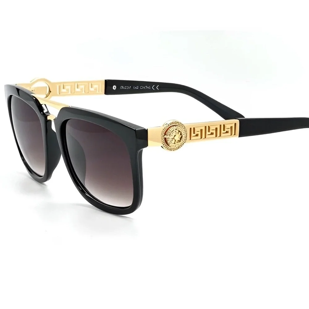 Modern Sunglasses Rectangular Bold Shape Eyewear Eye Glasses Men Male Lentes New