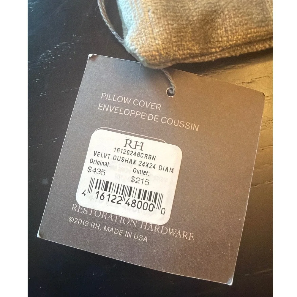 Restoration Hardware luxurious velvet