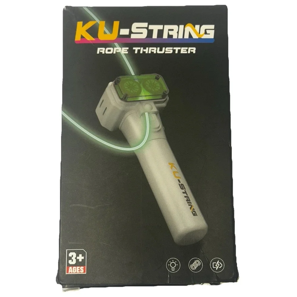 String Rope Glow‎ in The Dark String Rope Launcher Luminous Portable Tik-Tok toy