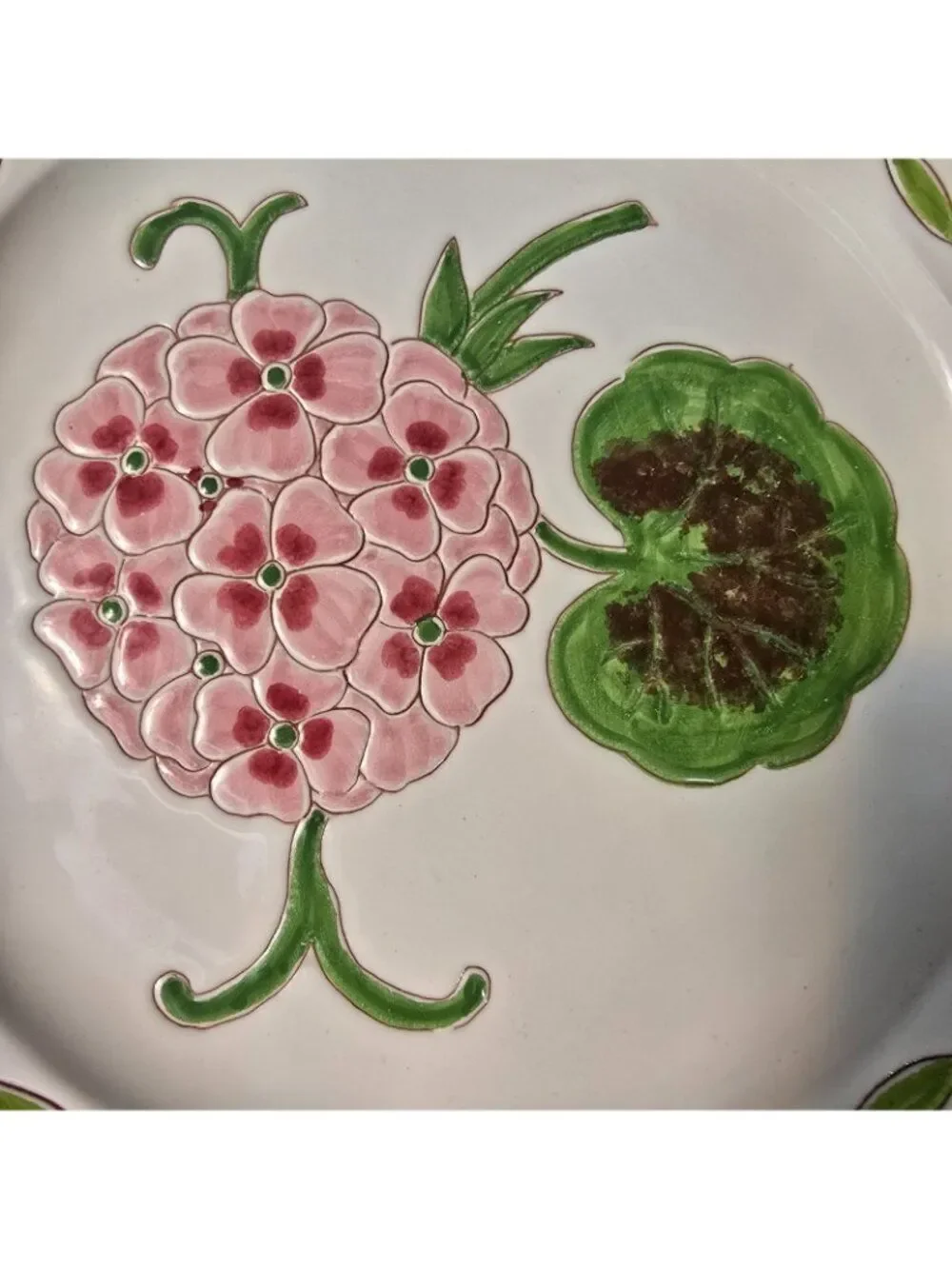 Italian 1671 octagonal plate vintage