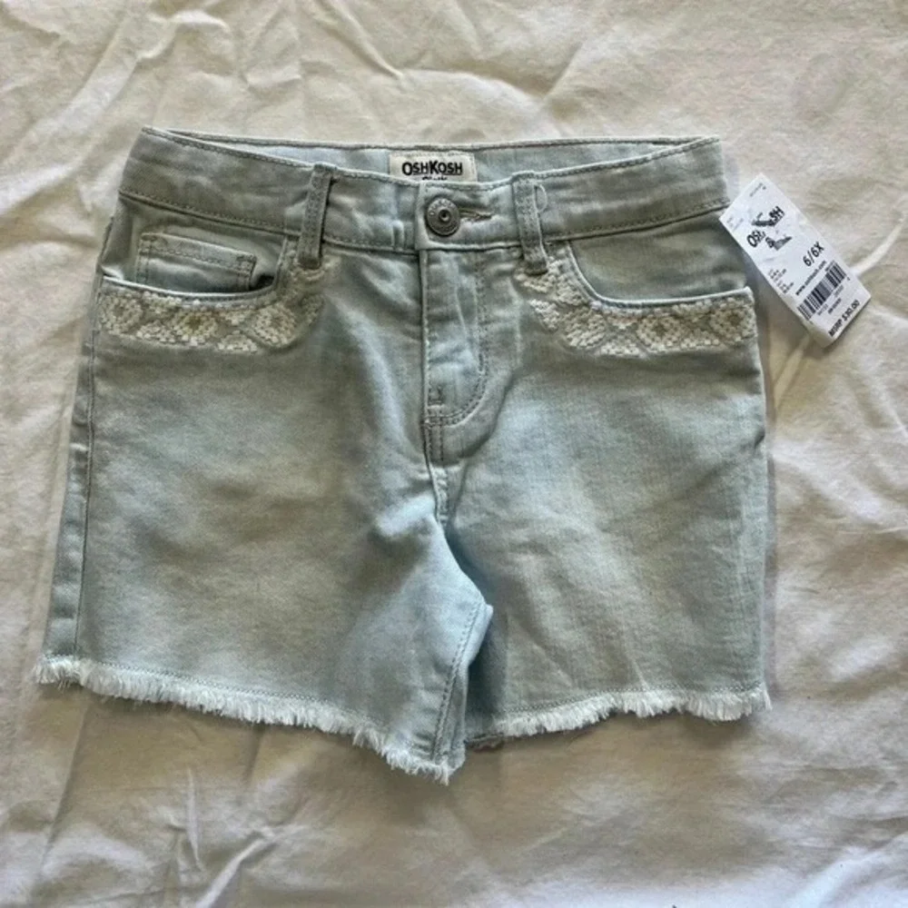 Oshkosh‎ kids  blue Jean shorts 6/6x
