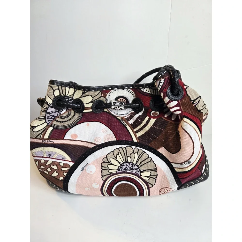 Brighton canvas leather