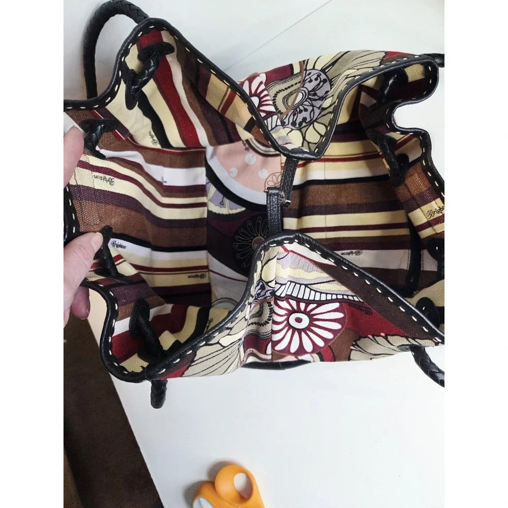 Brighton canvas leather