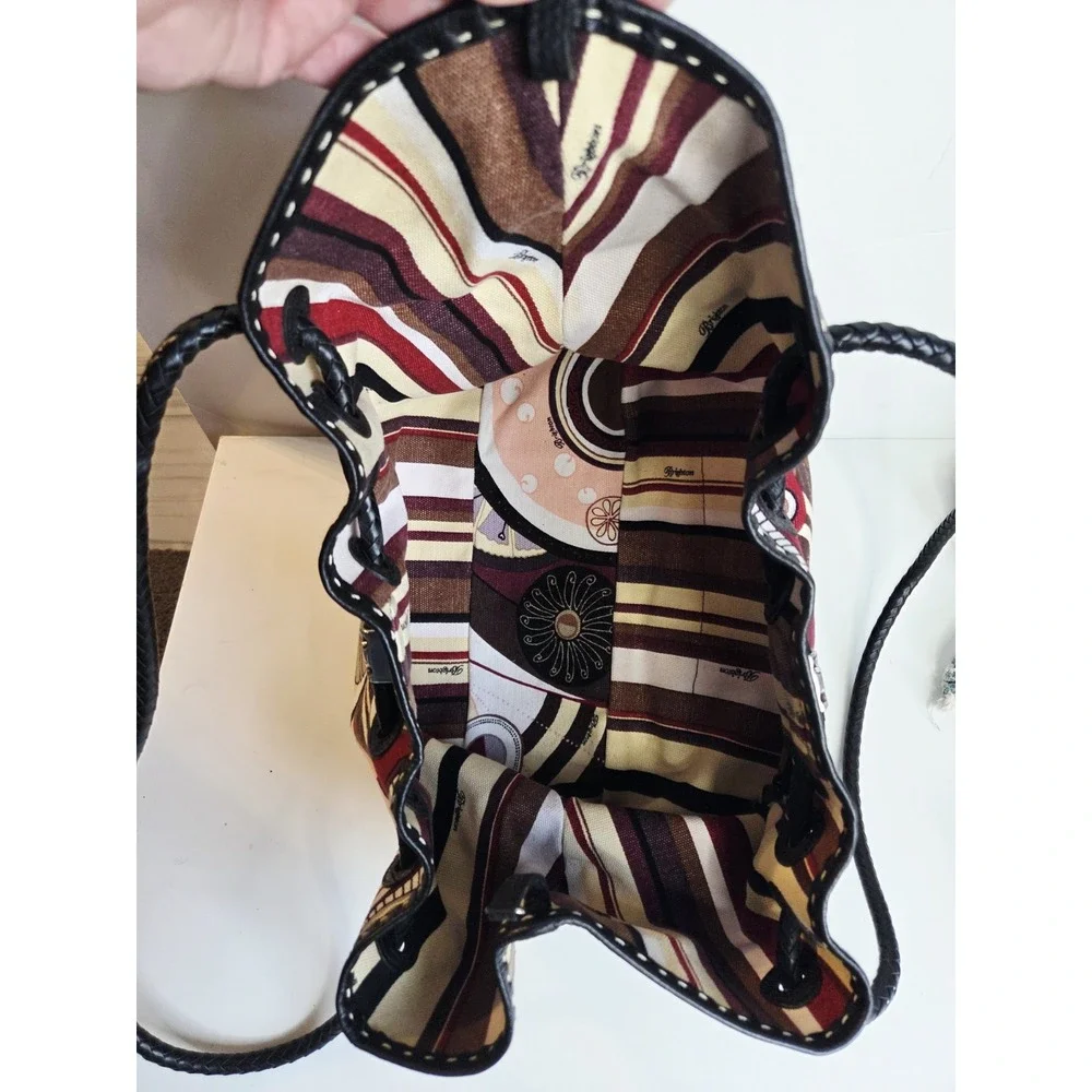 Brighton canvas leather