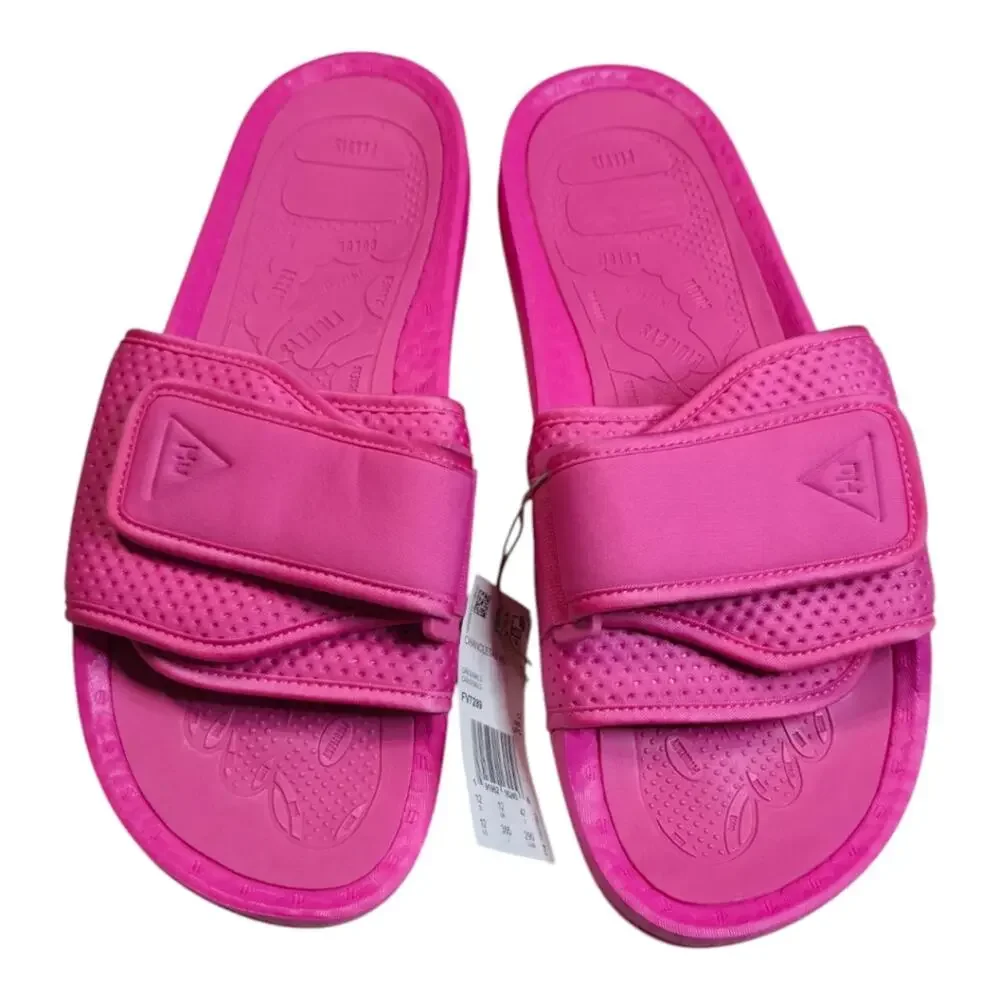Pharrell Williams X Adidas adilette with the PW BOOST‎ SLIDE Style PINK MENS 12