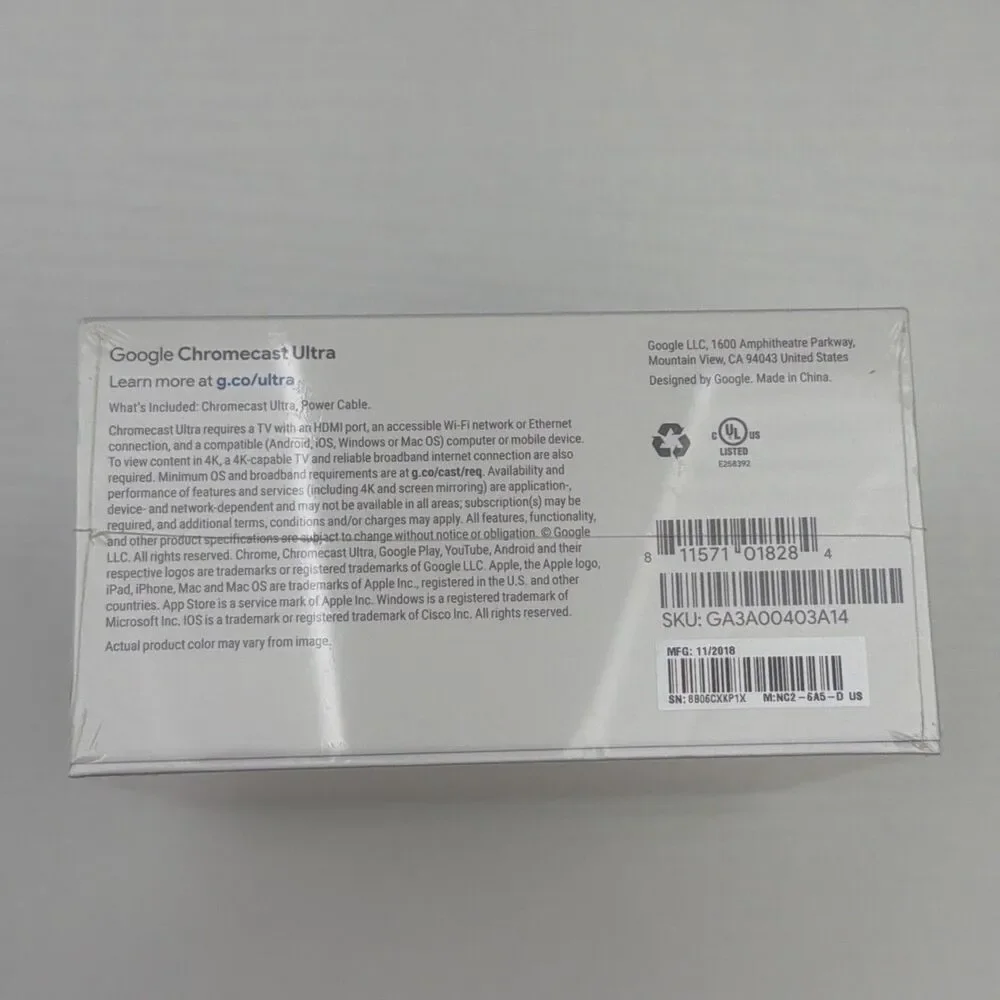google chromecast ultra