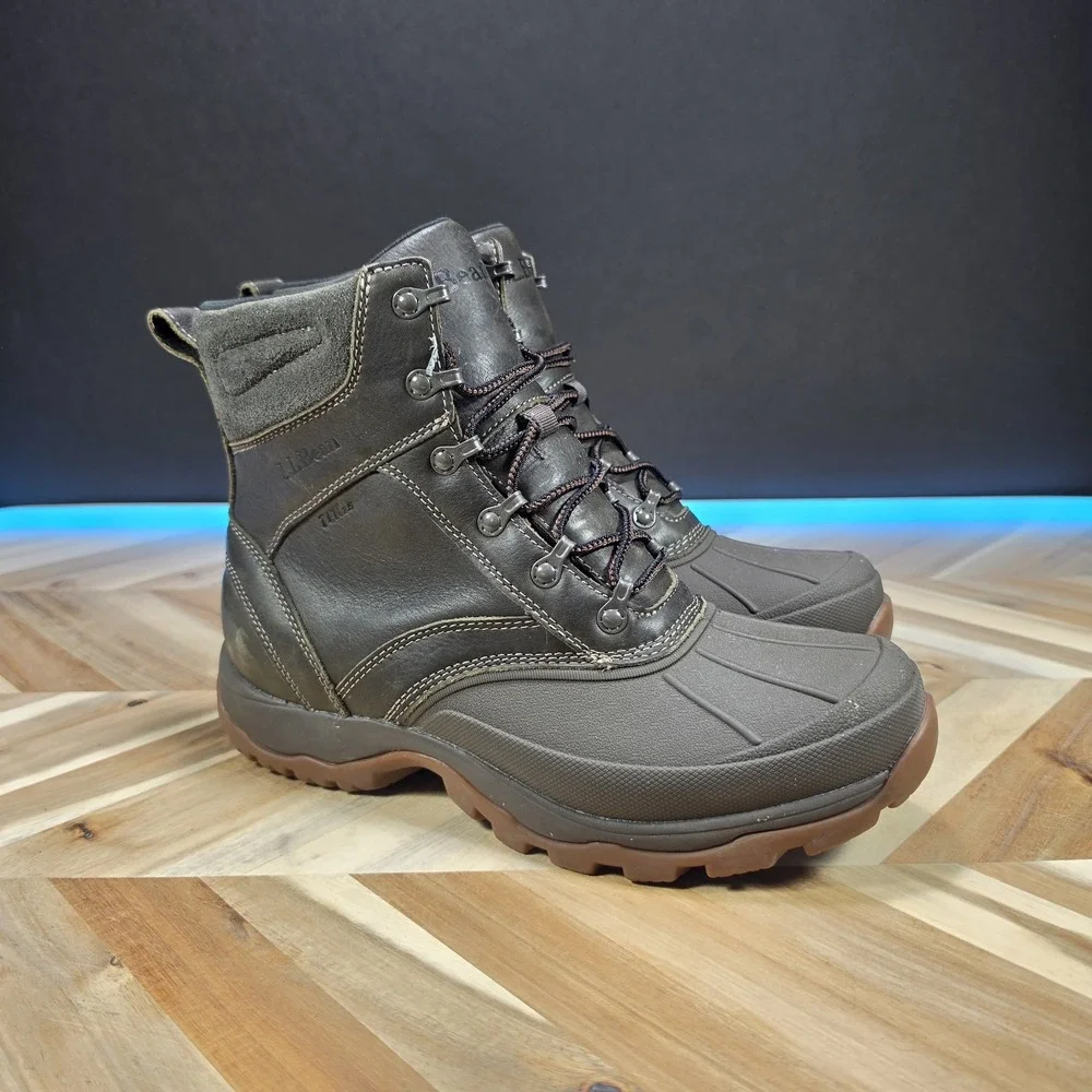 LL Bean TEK 2.5 Mens Size 10 Storm Chaser 5 M Waterproof Lace Up Duck Boots