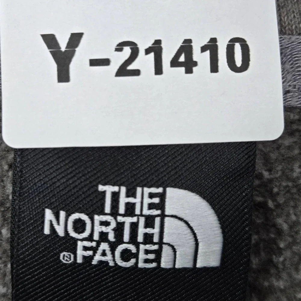 The‎ North Face Men Hoodie M Gray Graphic Print Fleece Bear Mountains Logo