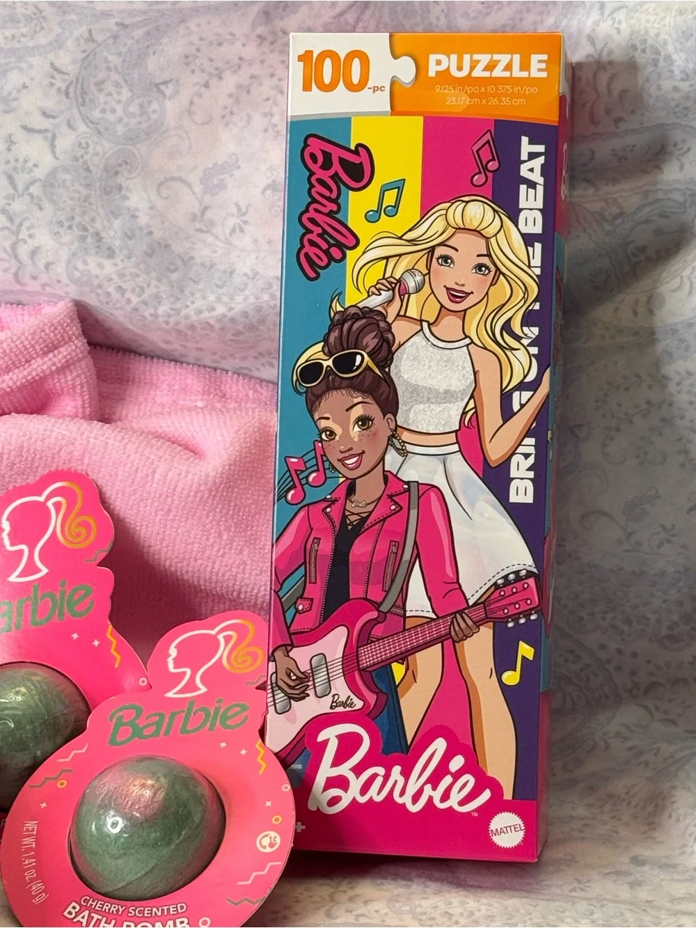 Barbie set includes