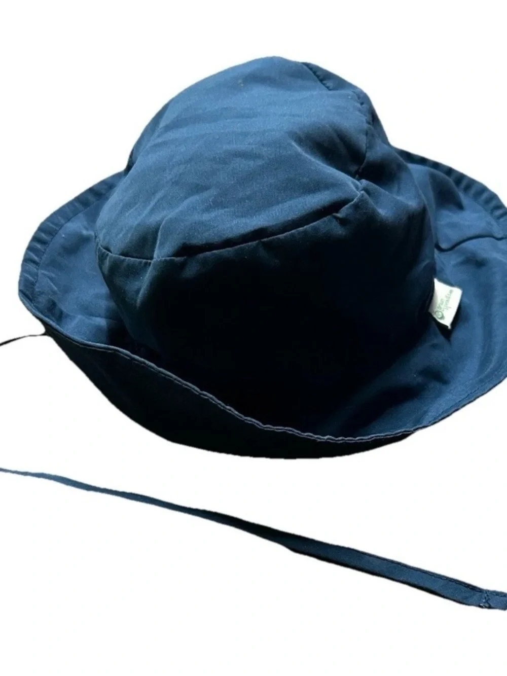 Toddler Green Sprouts Navy Blue Summer Sun Hat Size 9-18 Months