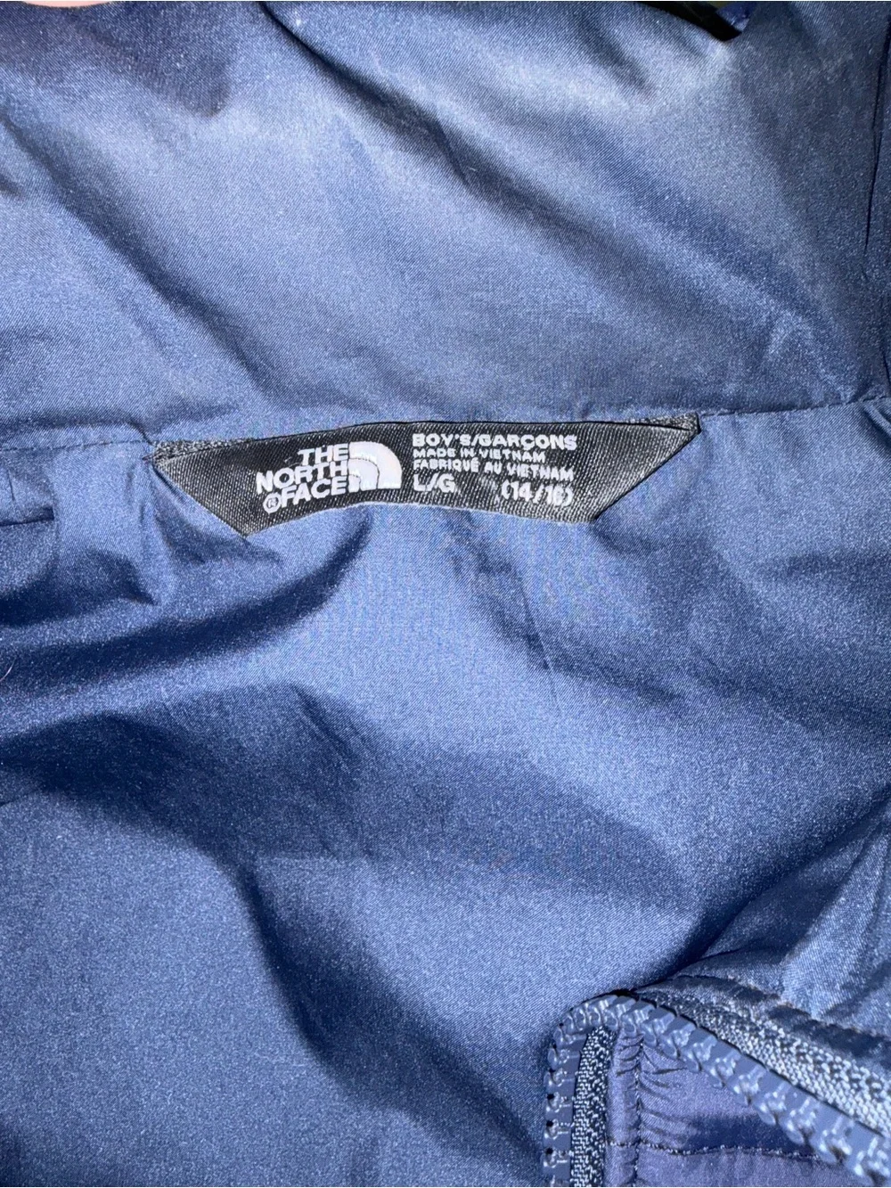 The North Face insulated quilted