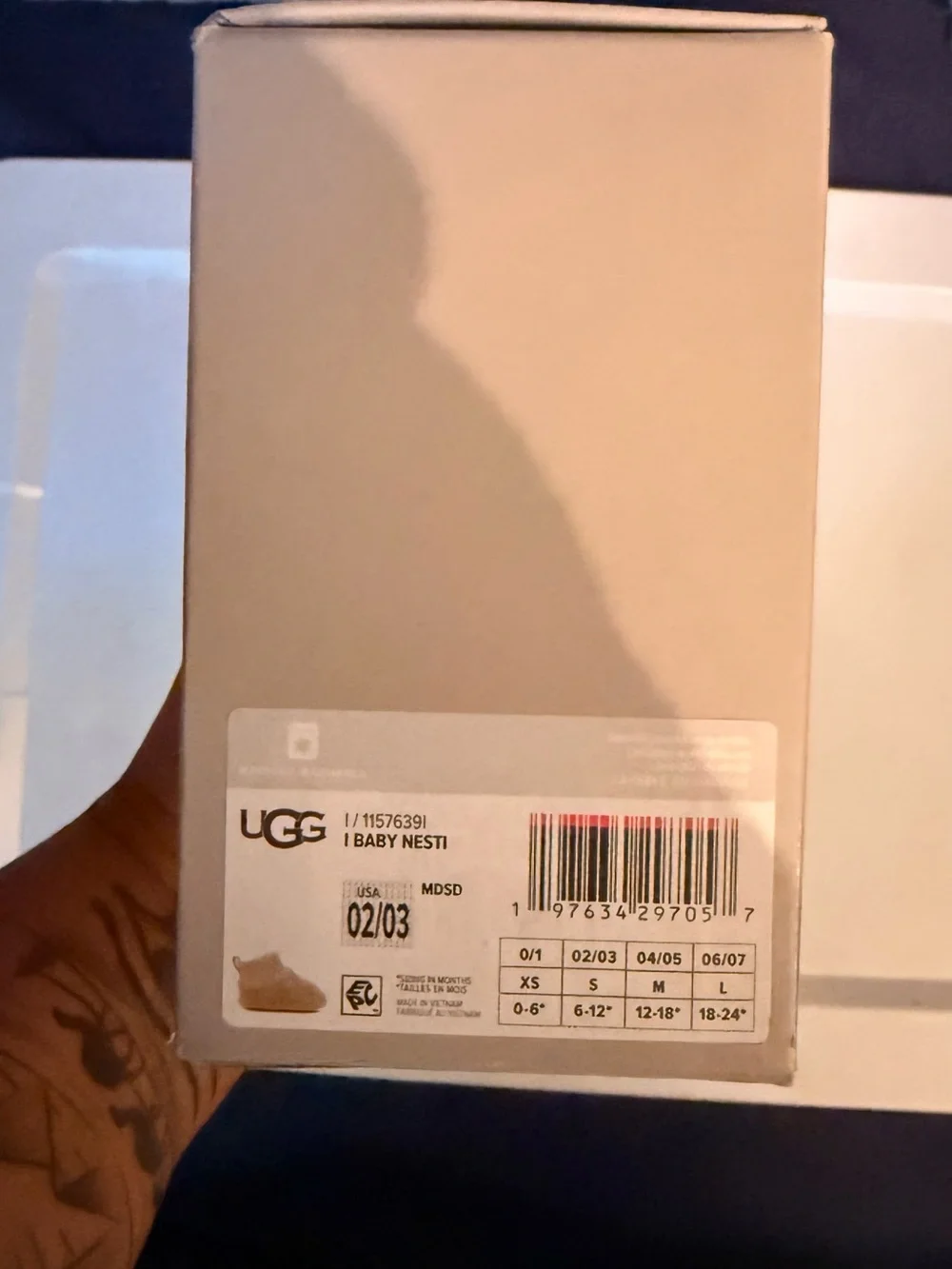 UGG plush shearling