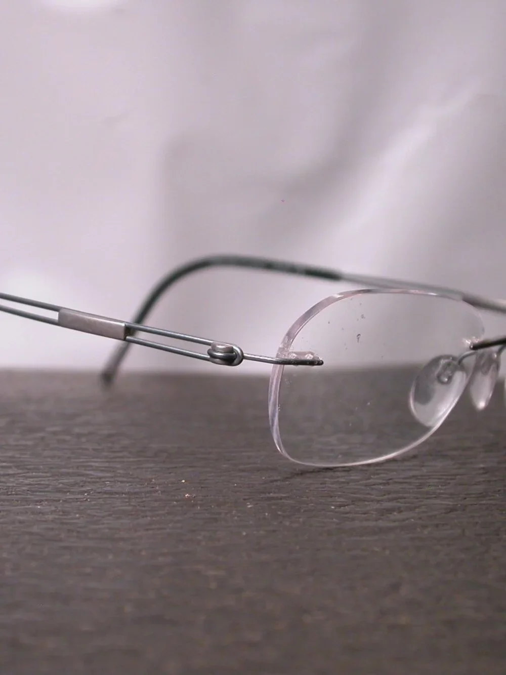 Silhouette Titan Frameless Light Blue Green Wire Eyeglasses Made in Austria