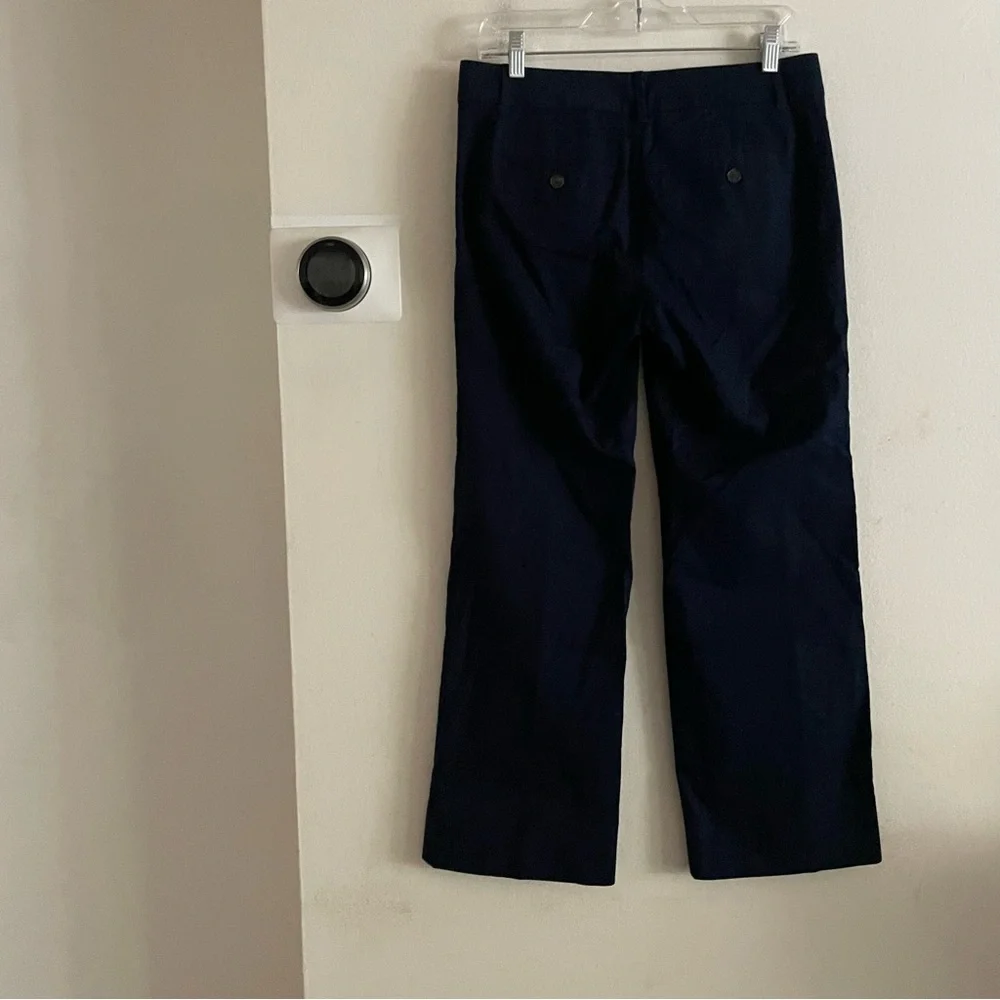Tory Burch Navy Blue Dress Pants with Structured Fabric size 4