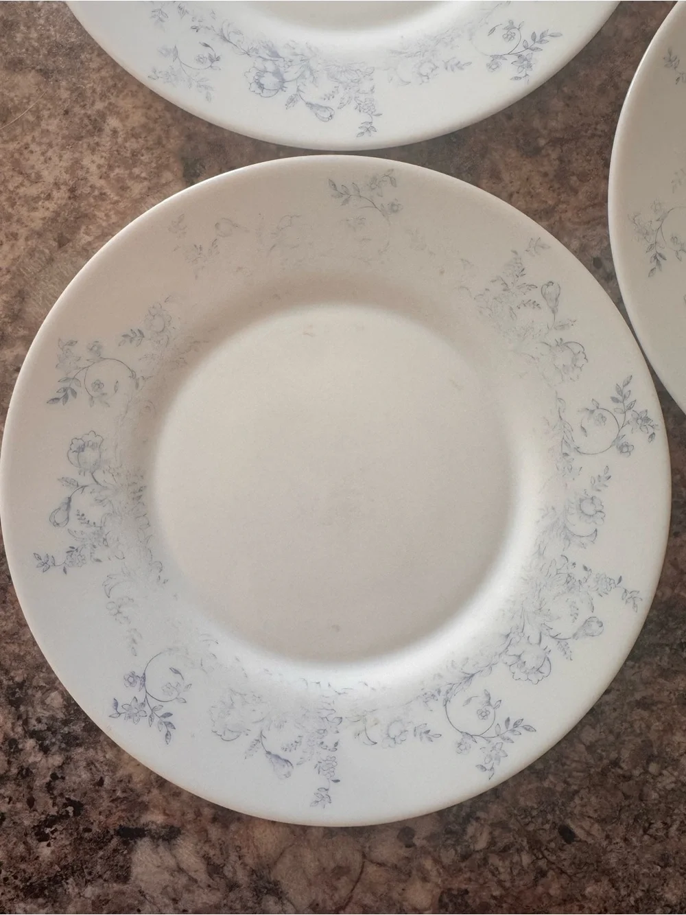 Vintage Arcopal Glenwood Plate-set of 3