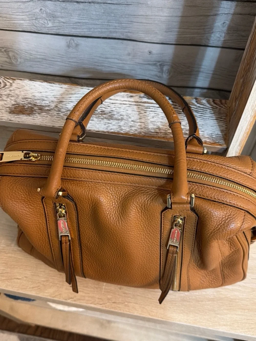 Michael Kors tan leather