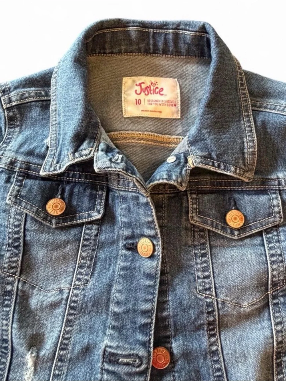 Justice lightweight jean