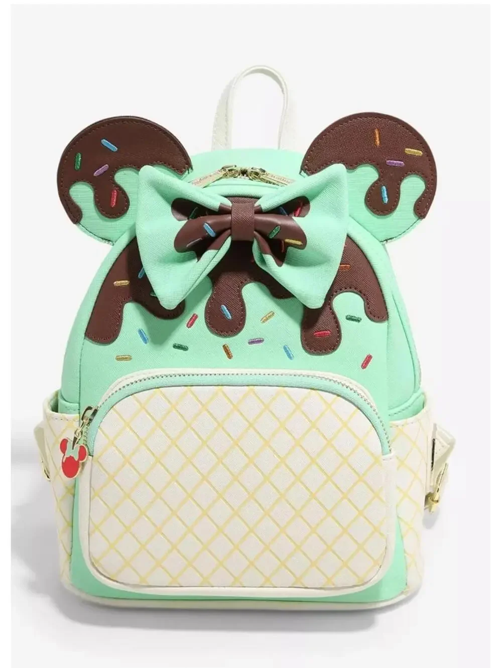 Loungefly Disney Minnie Mouse Mint Chocolate Sundae Mini Backpack NWT
