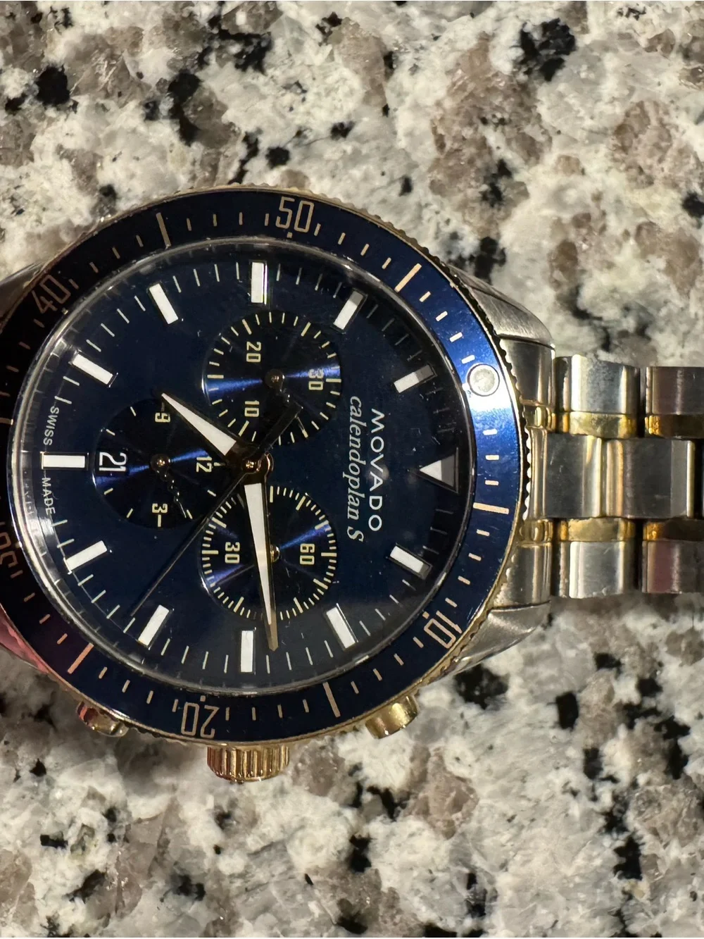 Movado calendoplan deep