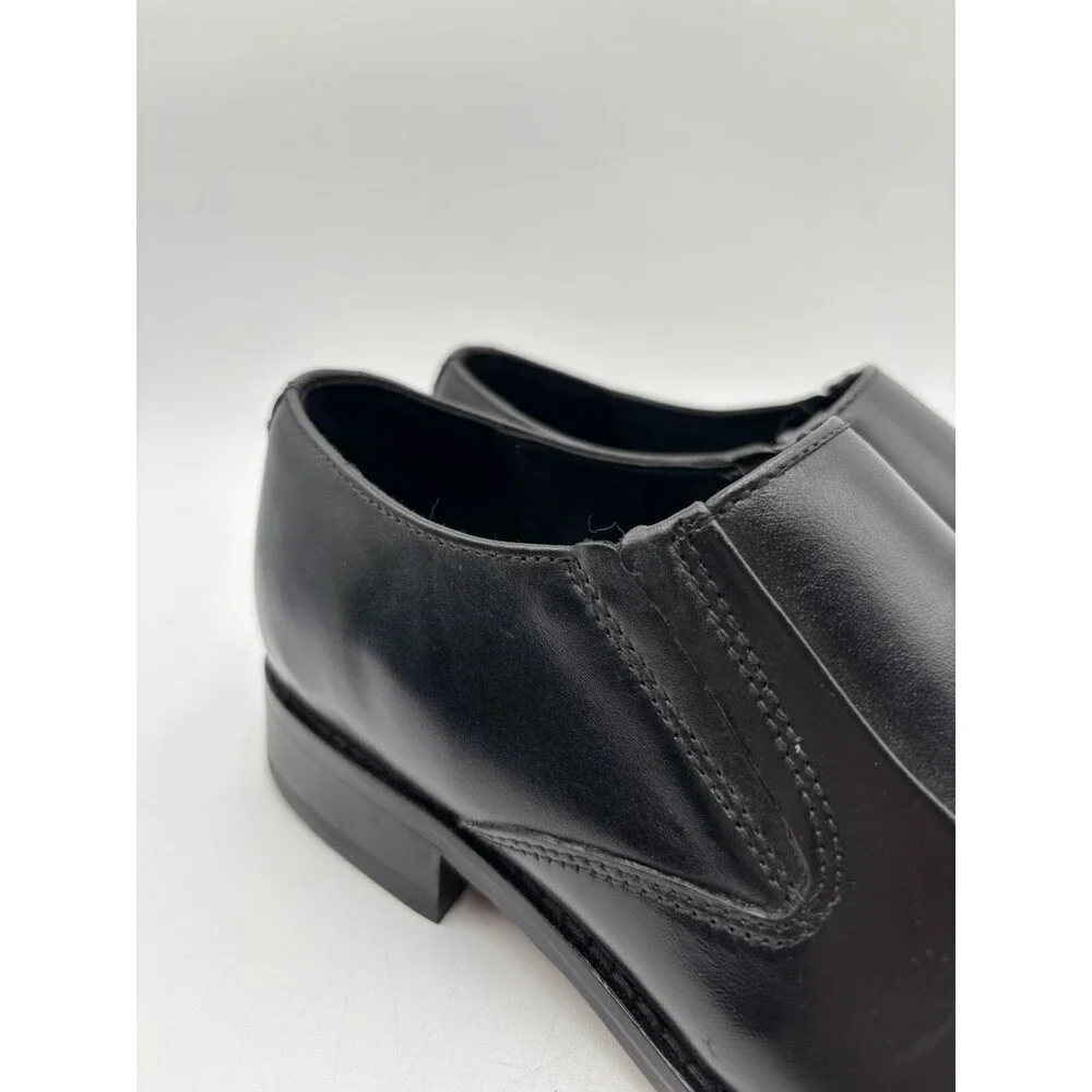 Bostonian HALIDE Men's NEW Leather Oxford Slip-On Shoes Black US Size 7.5