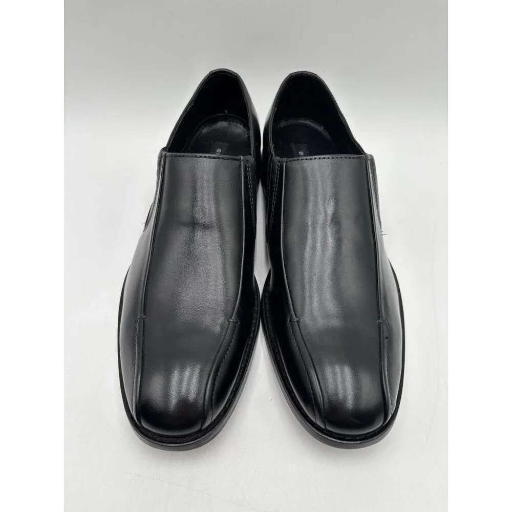 Bostonian HALIDE Men's NEW Leather Oxford Slip-On Shoes Black US Size 7.5
